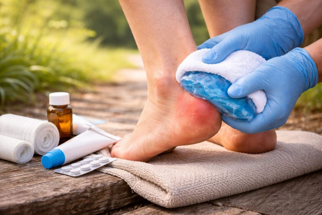 comment soigner une bursite au pied (1)
