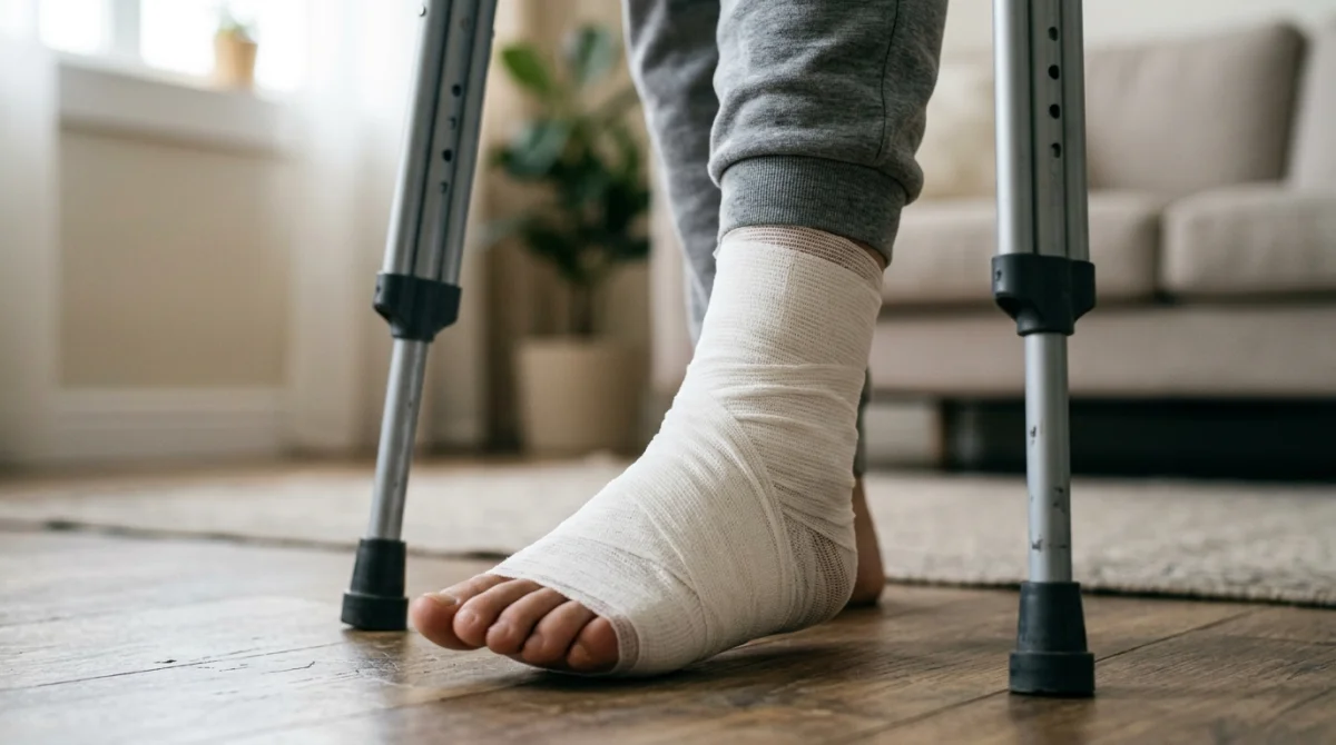 Peut-on marcher avec une fracture du pied ?