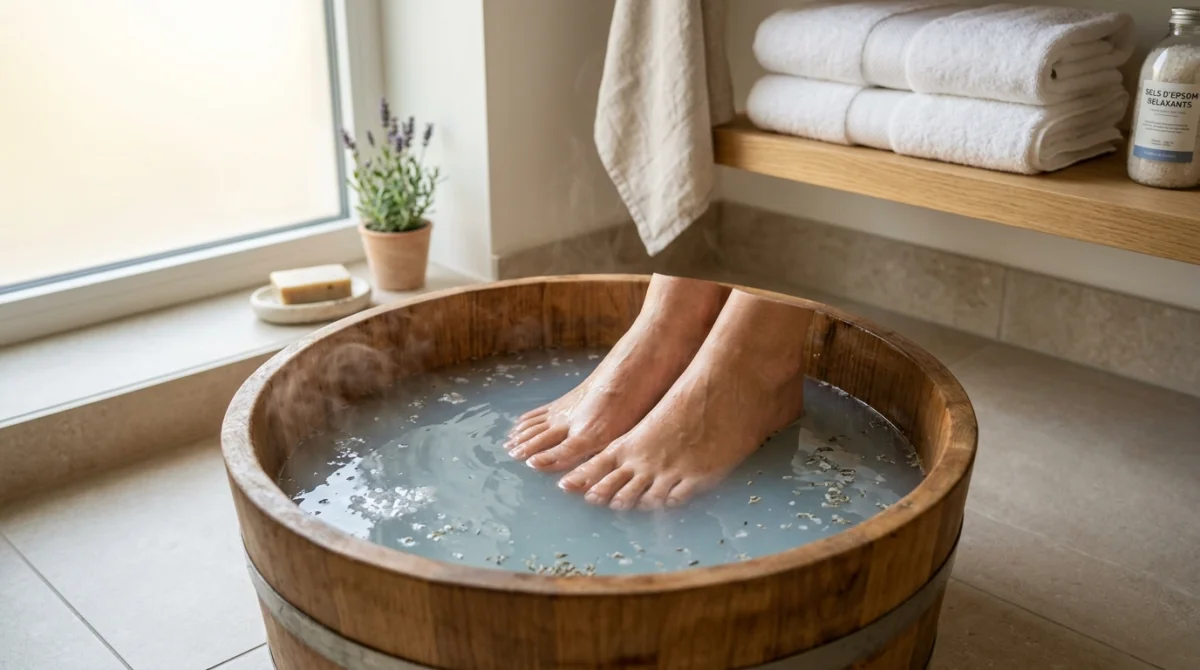 Avec quoi faire un bain de pied