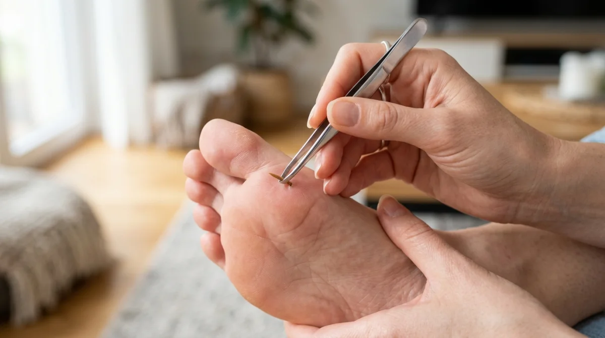 comment enlever une épine du pied