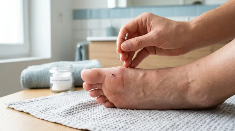 comment enlever une épine du pied