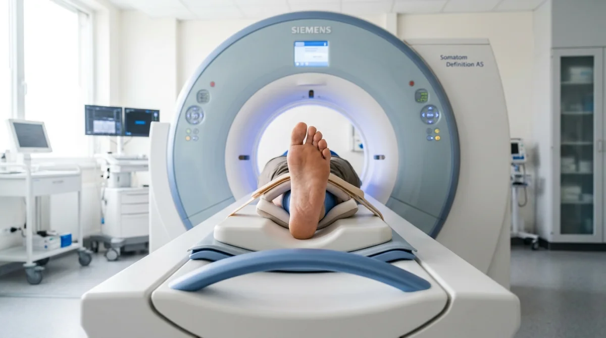 comment se passe un scanner du pied