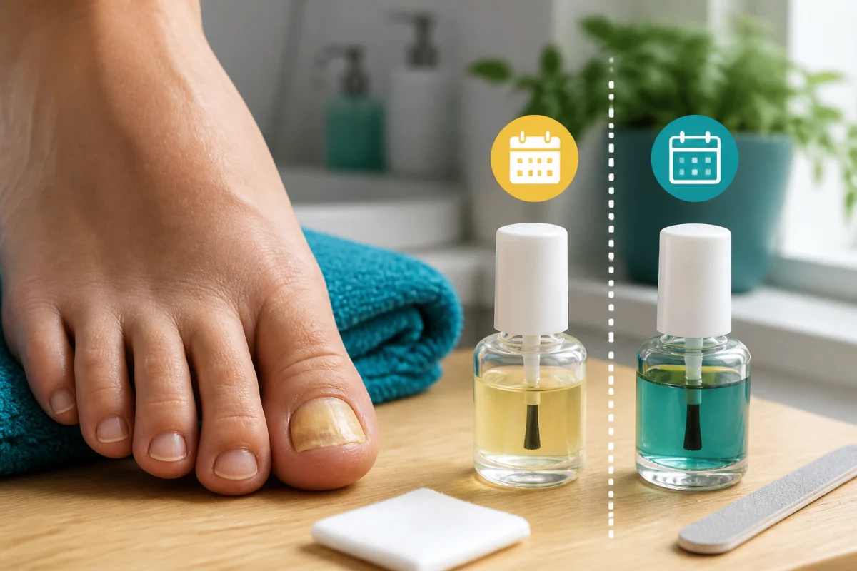 Vernis pour mycose de l’ongle du pied