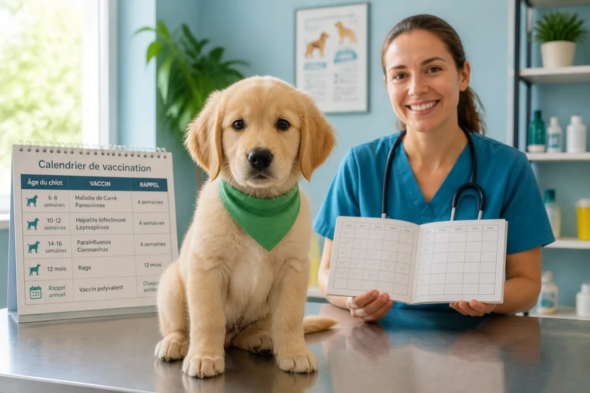 Vaccination du chiot, le calendrier essentiel pour bien démarrer
