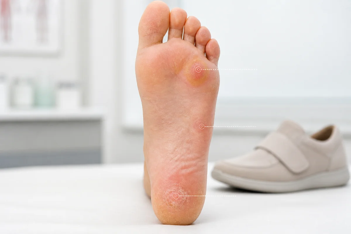 Comment commence le pied diabétique