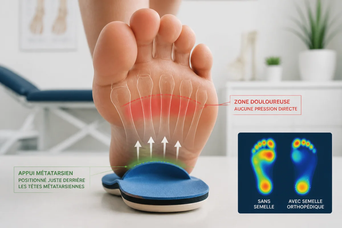 Métatarsalgie et douleur plantaire de l’avant-pied, guide pratique